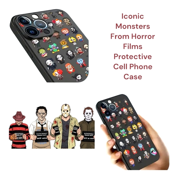 Iconic Horror-Themed Protective Durable iPhone Case Cover!! Various Sizes!!🔥 - Picture 4 of 12